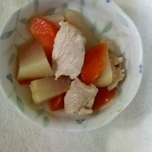 大根と鶏むね肉のあっさり煮